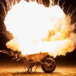 dust explosion hazard illustration combustible dust