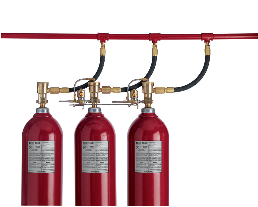 Sistem pemadam api ruang trafo - CO2 System (Sumber: Reliable Fire & Security)