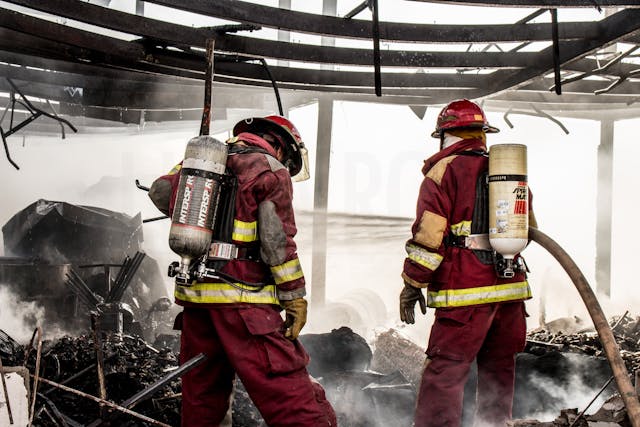 Post-fire inspection (Source: Pexels)