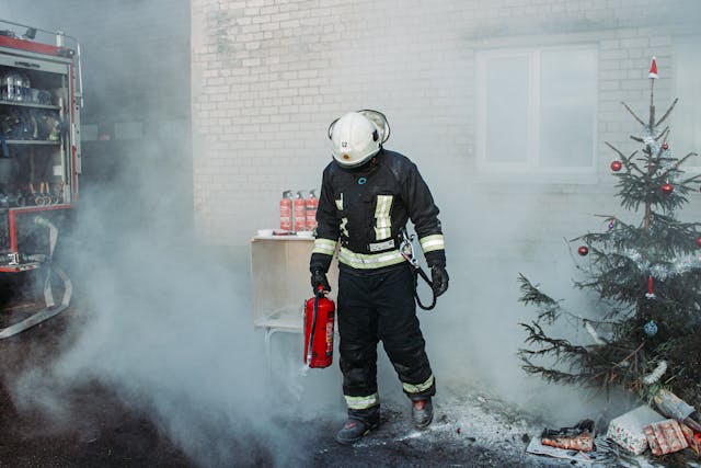 Post-fire inspection (Source: Pexels)