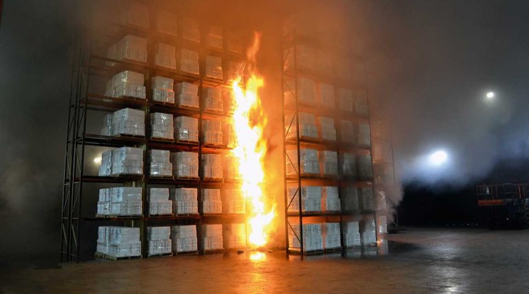 Warehouse fire risk